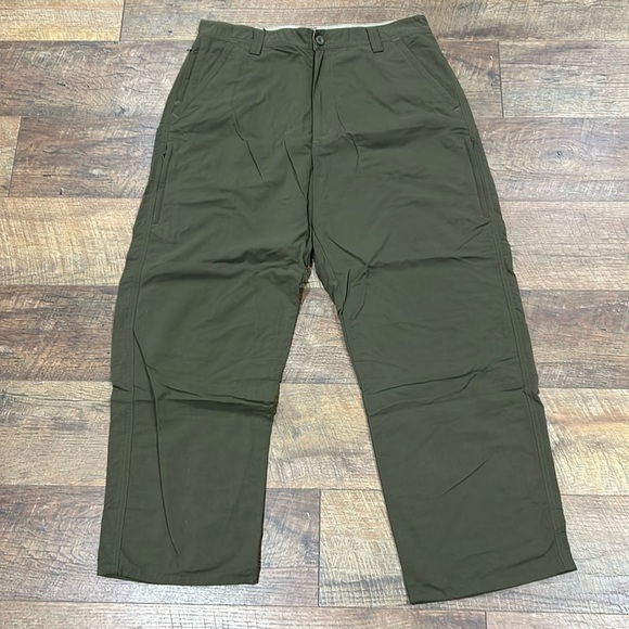 REI Pants Mens Rei Nylon Olive Green Hiking Pants Size 34 Poshmark